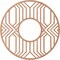 Ekena Millwork Empire Wood Fretwork Pierced Ceiling Medallion, Cherry, 22"OD x 8"ID x 3/8"T CMWP22X22X0375EPCH - alternate 4